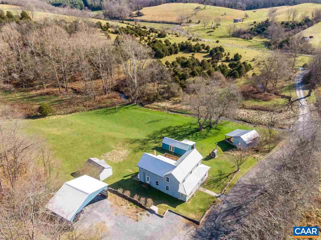 53 McKamy Springs Road Middlebrook, VA 24459 - Photo 43 of 46 an aerial view of a house with a yard
