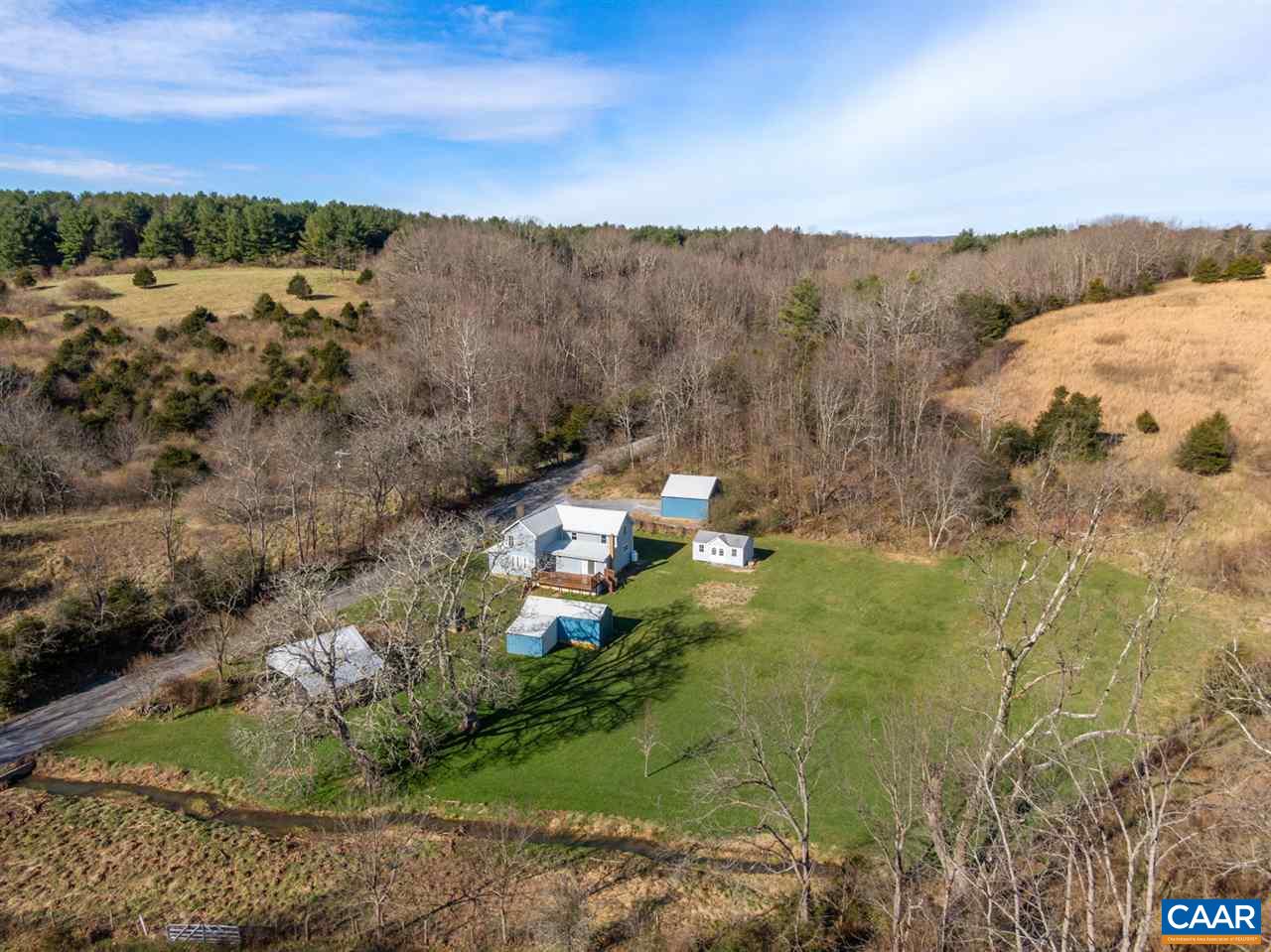 53 McKamy Springs Road Middlebrook, VA 24459 - Photo 44 of 46 a view of a houses with mountains in the background