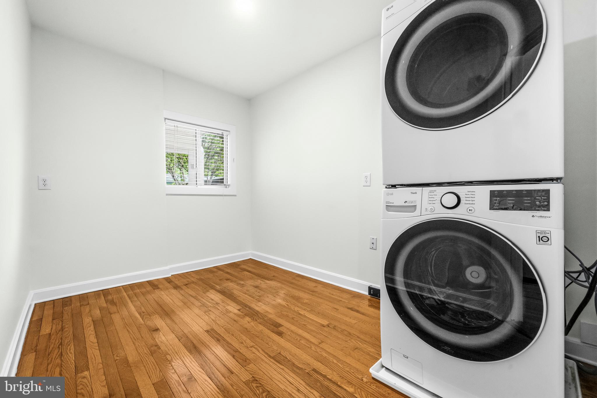 1504 Gales Street Northeast Washington, DC 20002 - Photo 10 of 24 a view of a hallway with washer and dryer