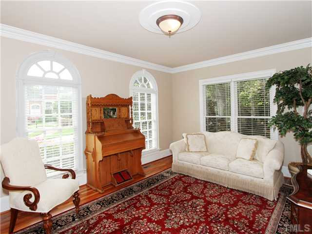 2505 Sharon View Lane Raleigh, NC 27614 - Photo 3 of 25 Decorative Windows and Gorgeous Hardwood Floors in the Formal Living Room & Throughout the Main Living Room