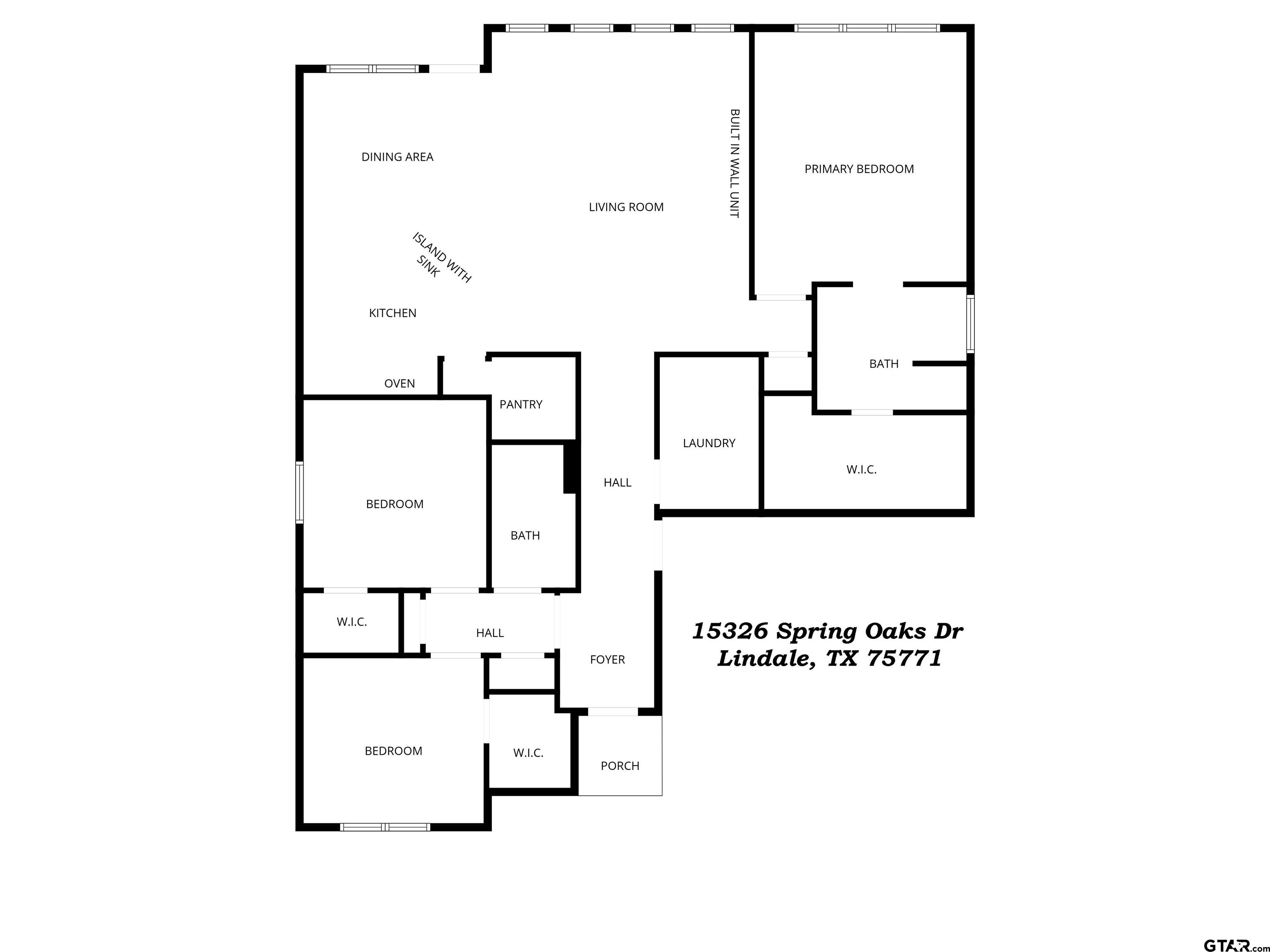 15326 Spring Oaks Drive Lindale, TX 75771 - Photo 2 of 29 a picture of a floor plan