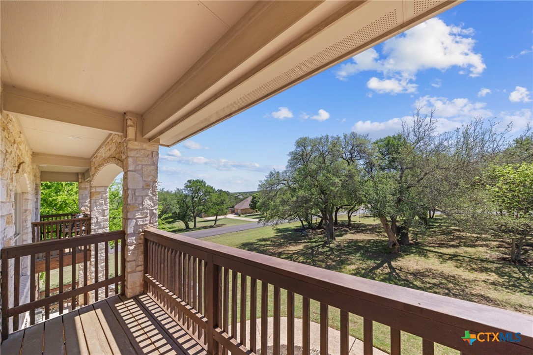 600 Lake Side Cove Georgetown, TX 78628 - Photo 9 of 48 a view of a street from a balcony
