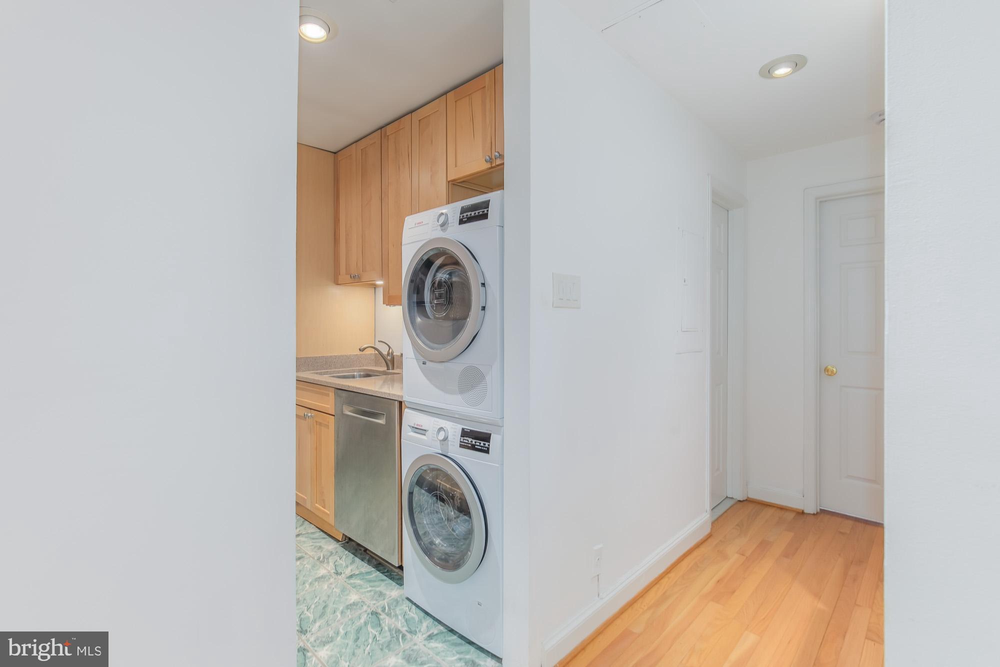1316 New Hampshire Avenue Northwest, Unit 503 Washington, DC 20036 - Photo 24 of 24 a utility room with dryer and washer