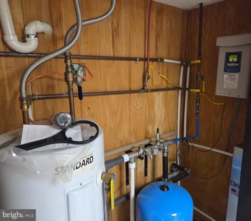 a view of water heater room