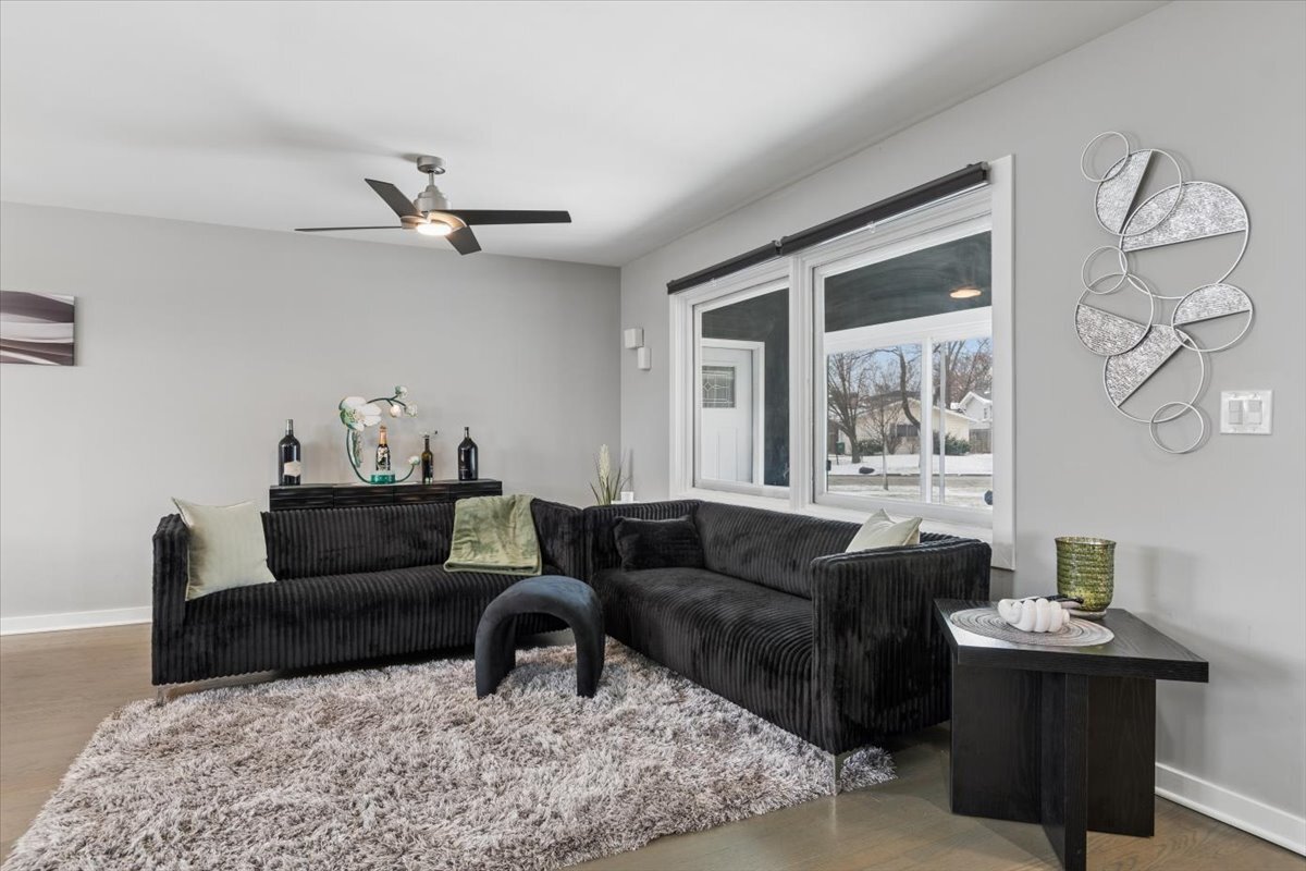 1109 Edson Avenue Lombard, IL 60148 - Photo 3 of 20 a living room with furniture and a large window