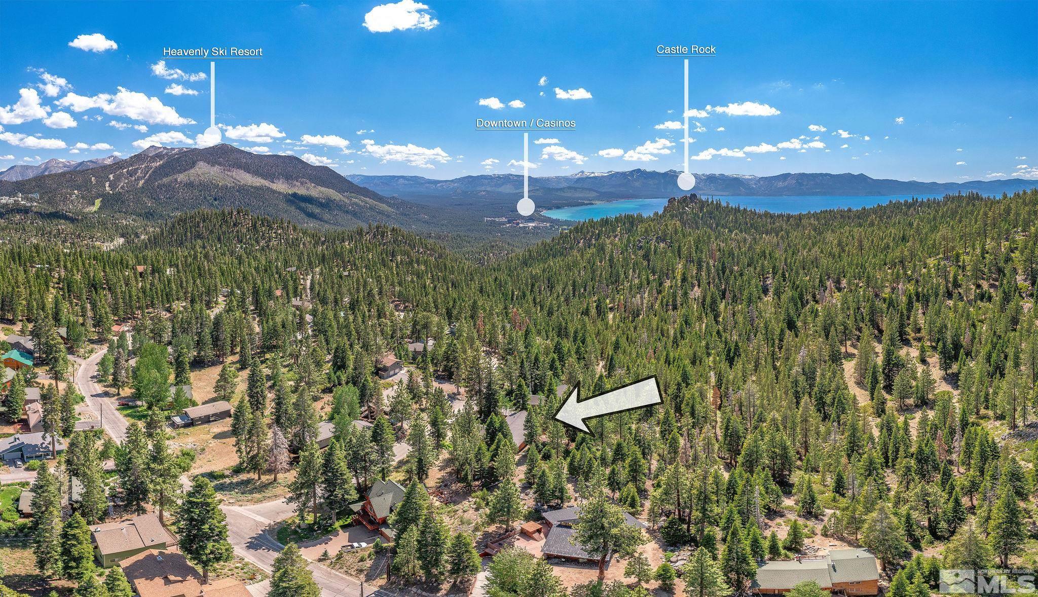 228 Sunflower Circle Stateline, NV 89449 - Photo 36 of 40 a view of a fountain in middle of the green field