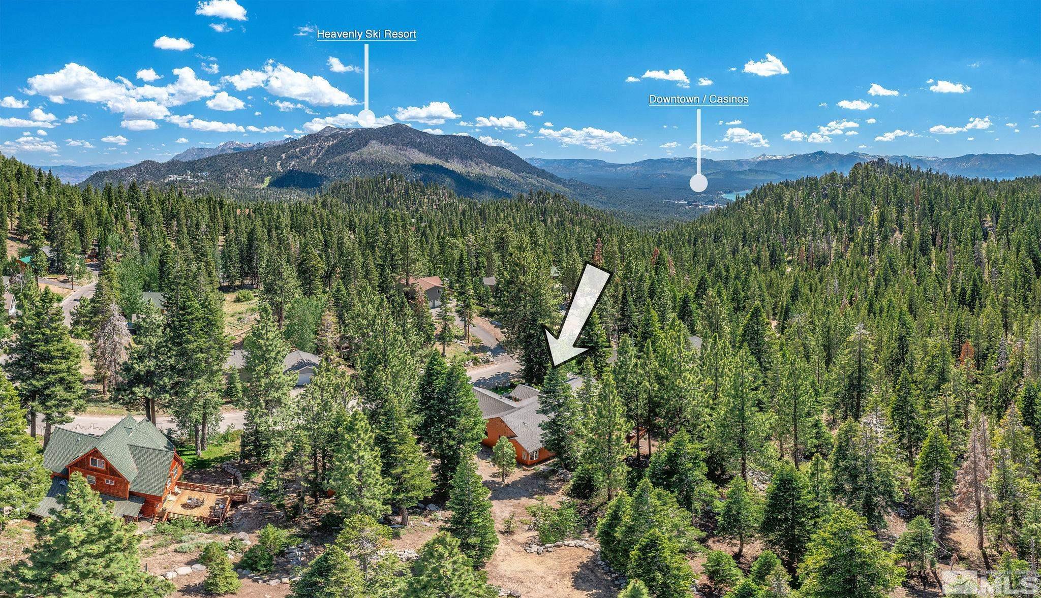 228 Sunflower Circle Stateline, NV 89449 - Photo 37 of 40 a view of a building with a yard