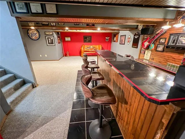 a room with storage and utility