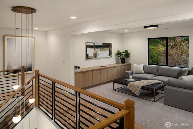 a living room with furniture and window