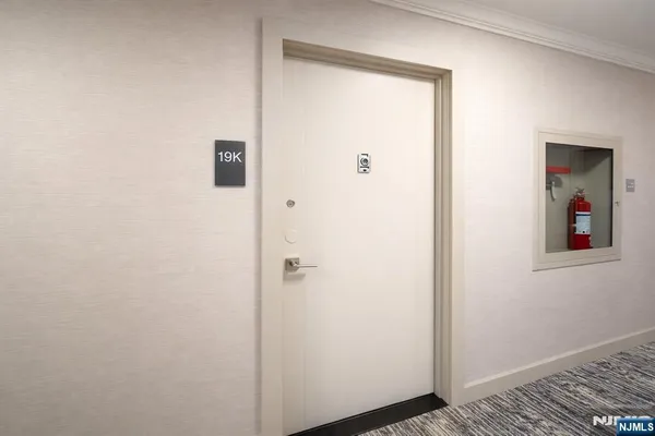a view of a bedroom from hallway