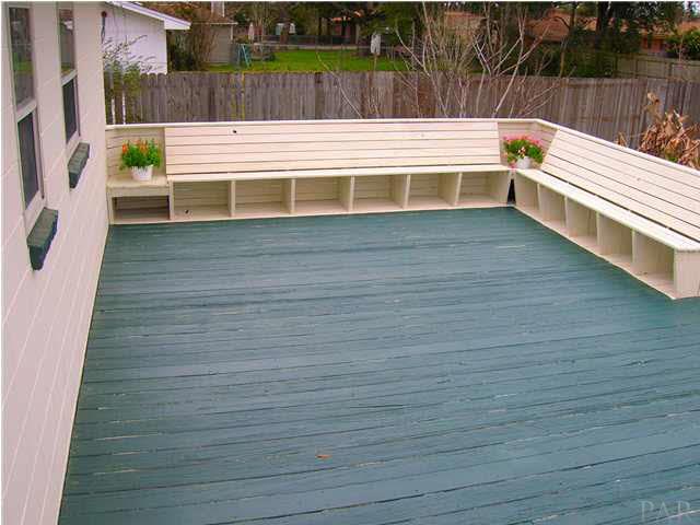 6910 Rhoda Street Pensacola, FL 32503 - Photo 9 of 11 Massive back deck for all cookout and party need!