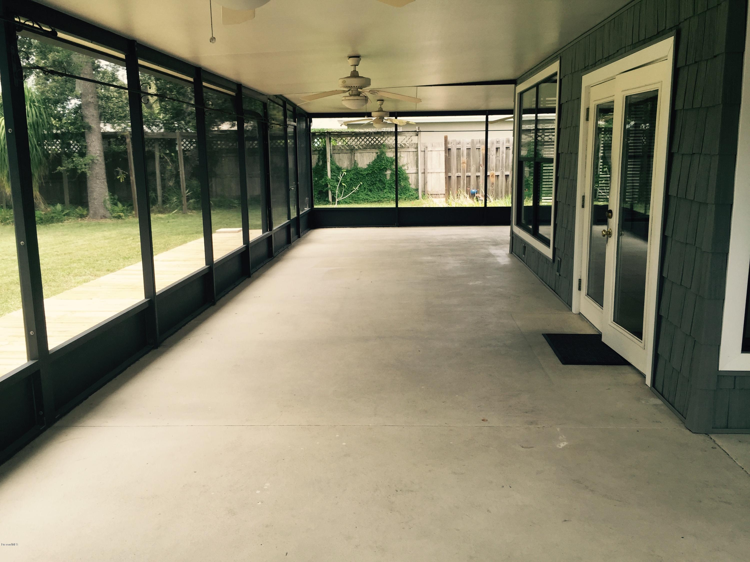 6766 Hartford Road Cocoa, FL 32927 - Photo 14 of 17 SCREENED PATIO