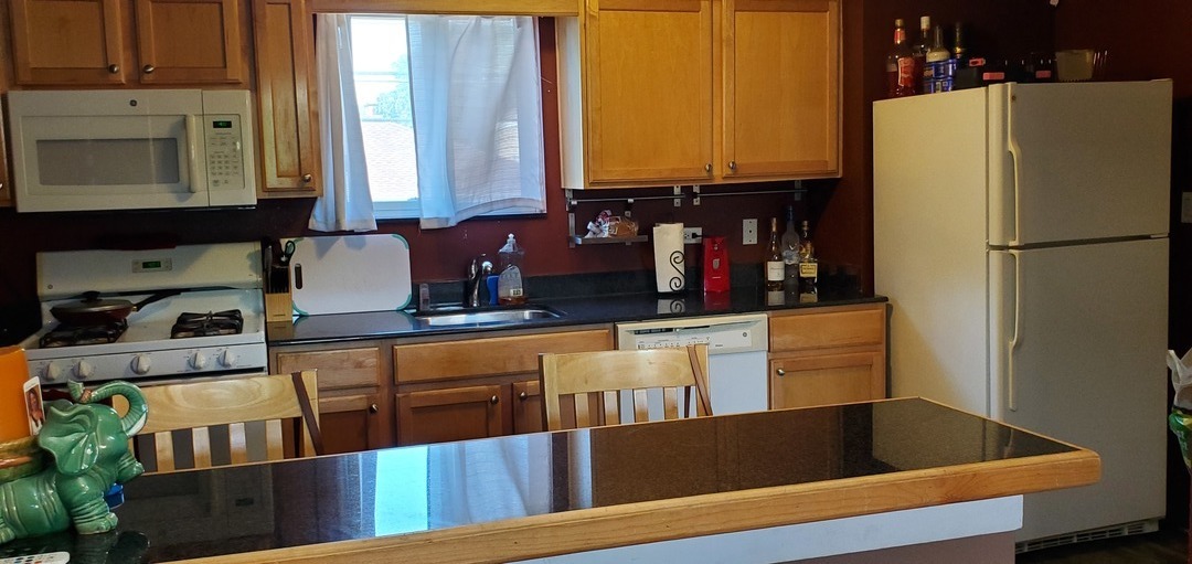 1619 West Howard Street, Unit B3 Chicago, IL 60202 - Photo 5 of 13 a kitchen with stainless steel appliances a refrigerator and cabinets