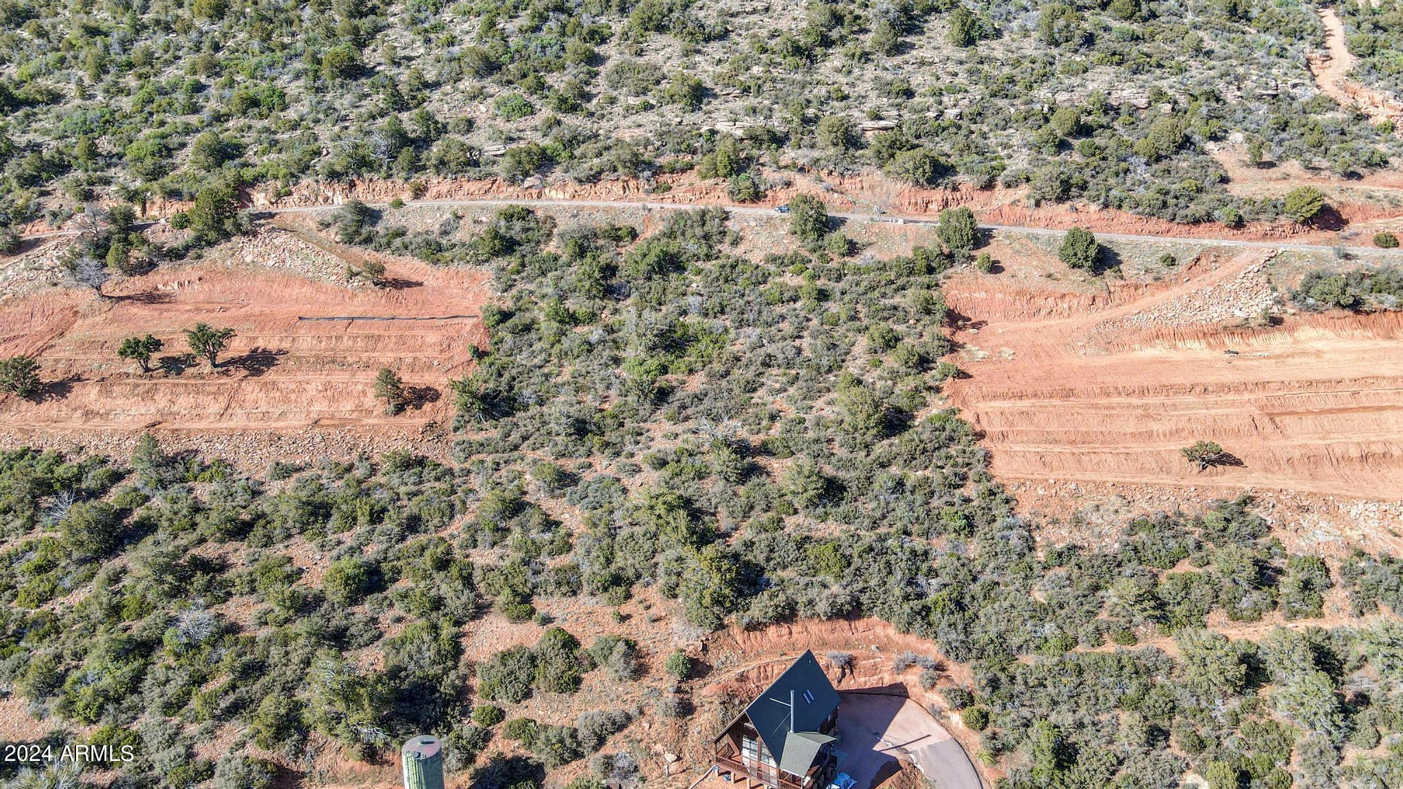 Lot 79 Tomahawk Trail, Unit 79 Pine, AZ 85544 - Photo 6 of 11 an aerial view of house with yard and mountain view in back