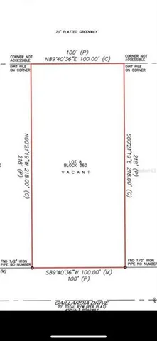 $16,900 | 313 Calendula Drive, Indian Lake Estates, FL 33843