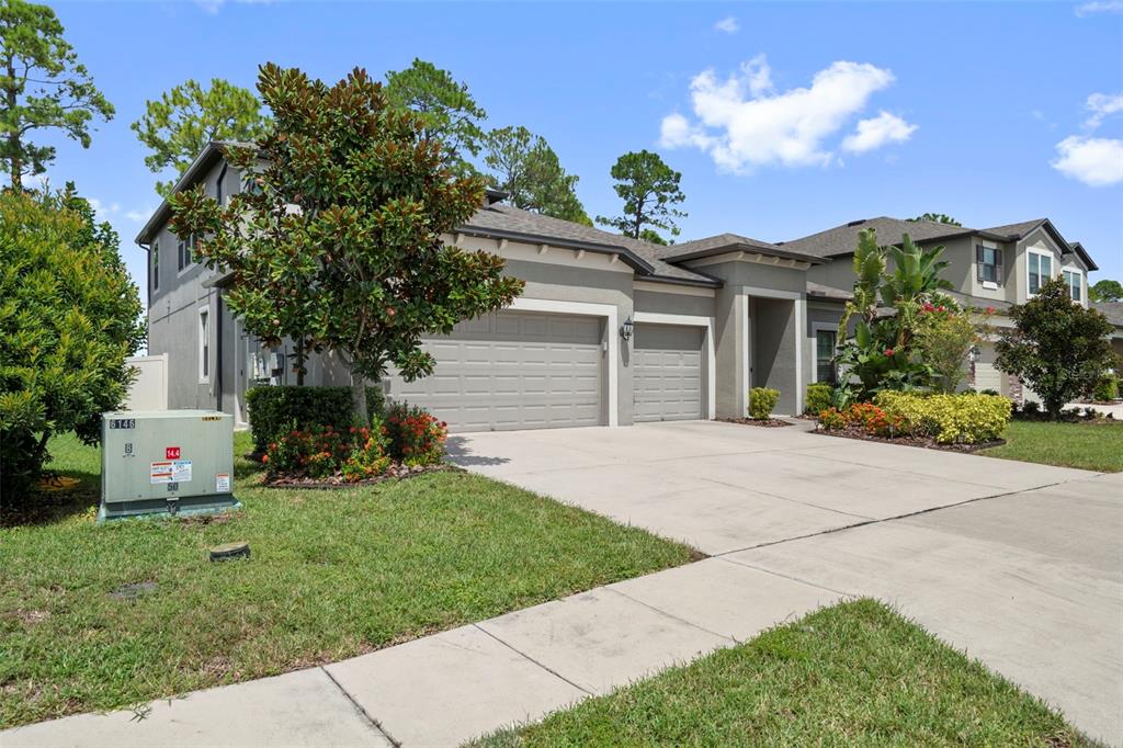 18565 Obregan Drive Spring Hill, FL 34610 - Photo 4 of 70 front view of a house with a yard