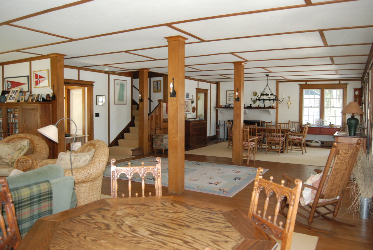 55 Eaton Road Monterey, MA 01245 - Photo 11 of 48 a view of a living room and entry way