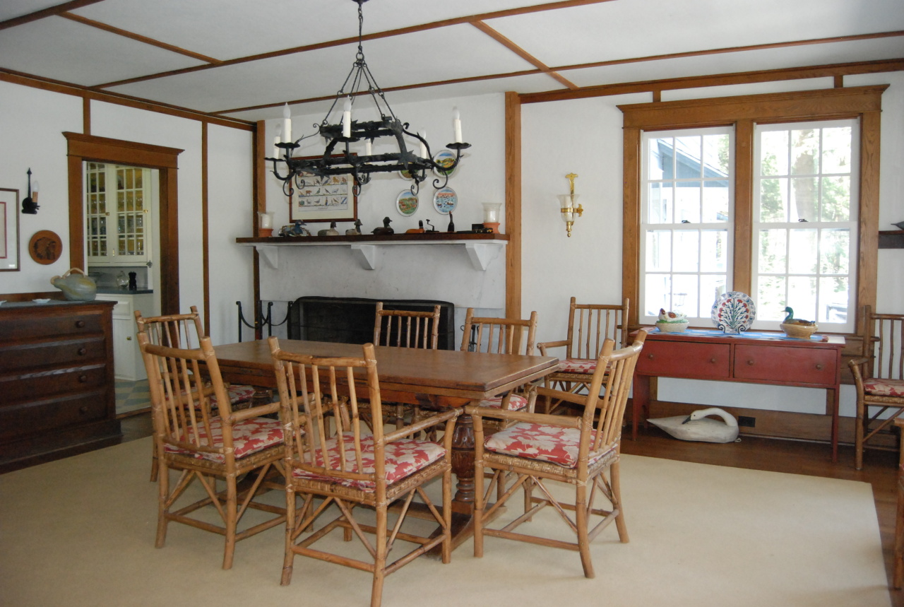 55 Eaton Road Monterey, MA 01245 - Photo 12 of 48 a dining room with furniture and window