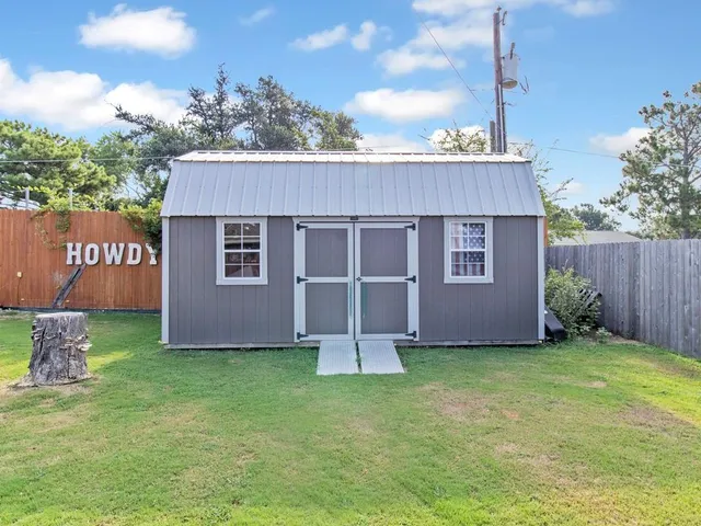 an outdoor space with yard