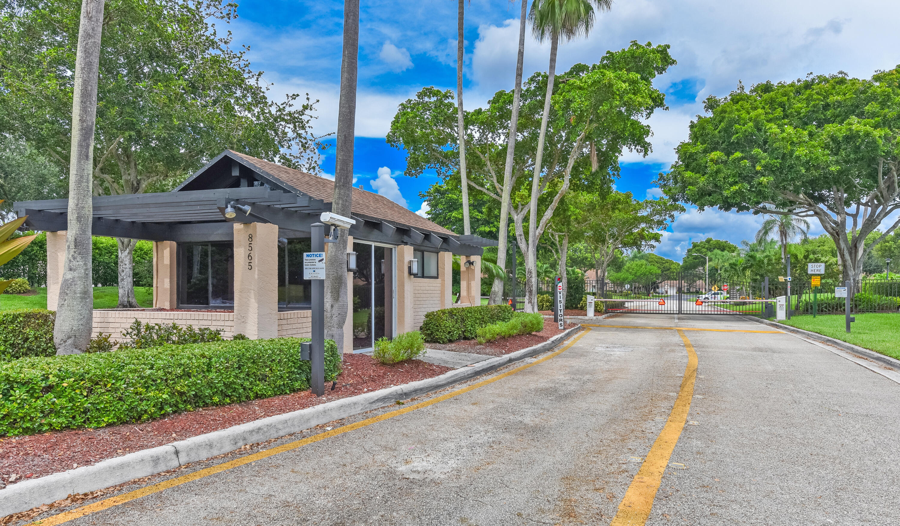 8235 Springlake Drive, Unit B Boca Raton, FL 33496 - Photo 48 of 49 Gated Entrance