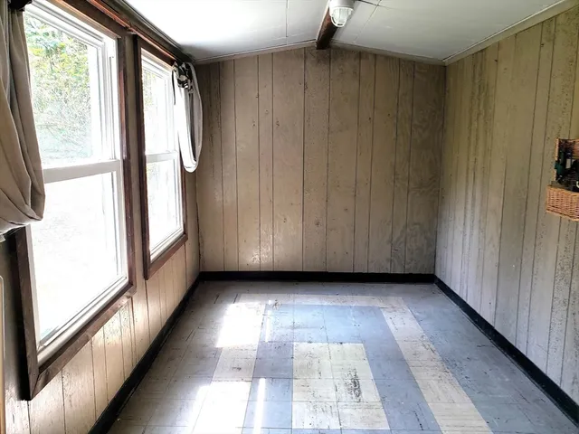 a view of a room with window