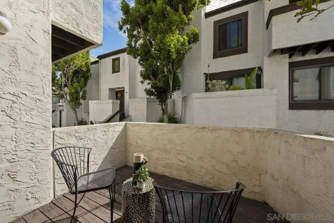a view of balcony and patio