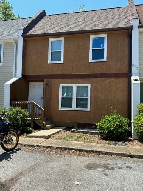 Front of townhome. unit 2 around back