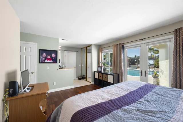 a bathroom with a shower and a toilet