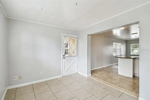 a view of a room with window