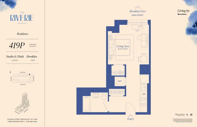 $3,630 | 18 India Street, Unit 419P | Greenpoint