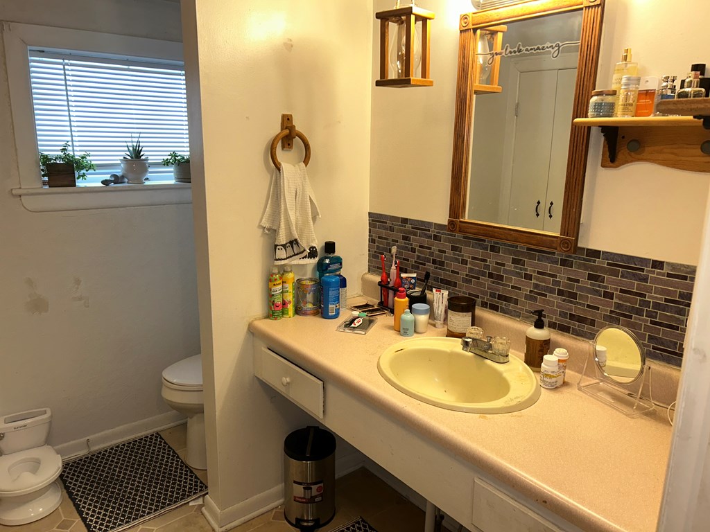 734 Main Street Rimersburg, PA 16248 - Photo 6 of 15 a bathroom with a sink and a toilet