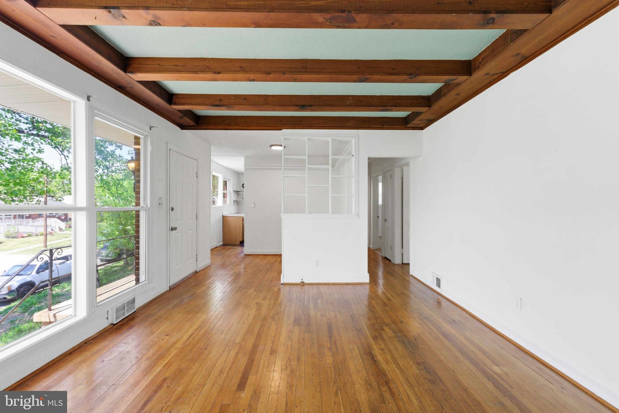 10303 Haywood Dr. Silver Spring, MD 20902 - Photo 7 of 38 Spacious room with charming beams.