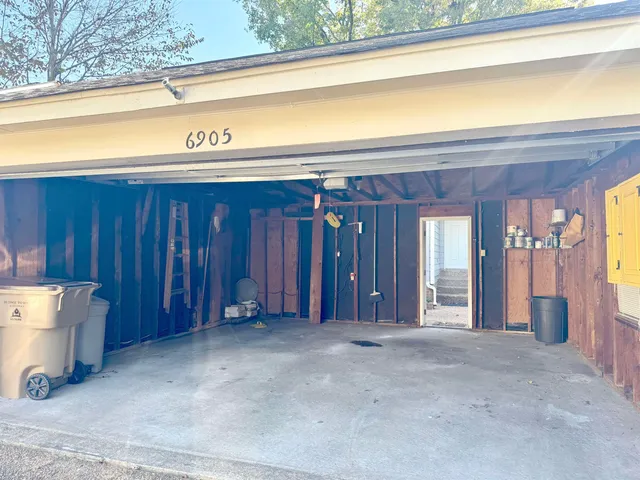 a view of an front door