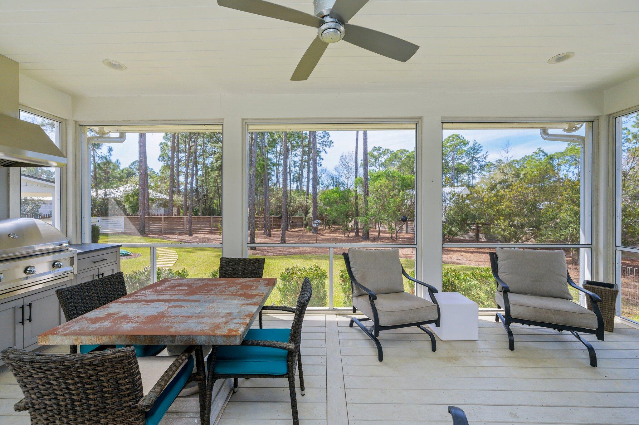 30 Fox Lake Drive Santa Rosa Beach, FL 32459 - Photo 35 of 90 a view of a dining room with furniture window and outside view