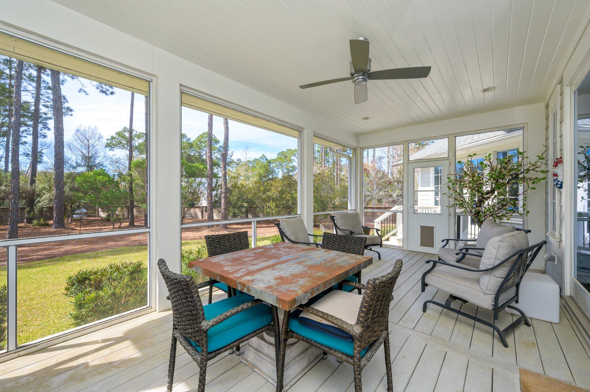 30 Fox Lake Drive Santa Rosa Beach, FL 32459 - Photo 38 of 90 a view of a dining room with furniture window and outside view