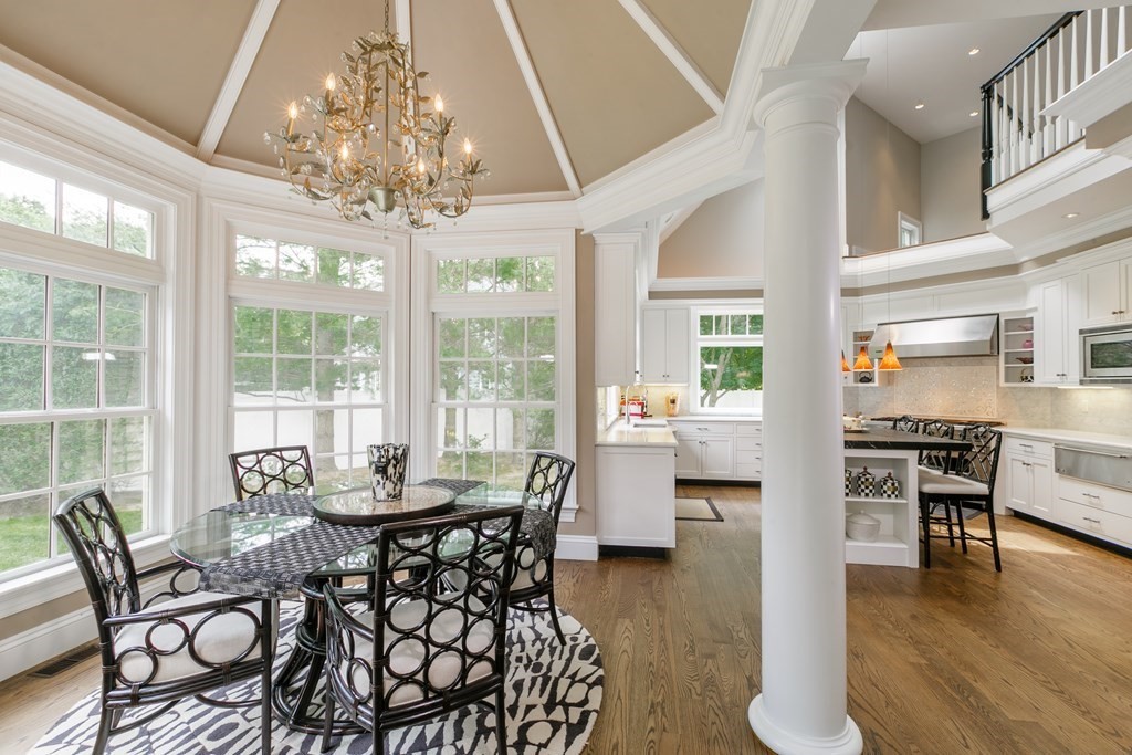 79 Oxbow Road Concord, MA 01742 - Photo 12 of 36 a view of a dining room with furniture window and wooden floor