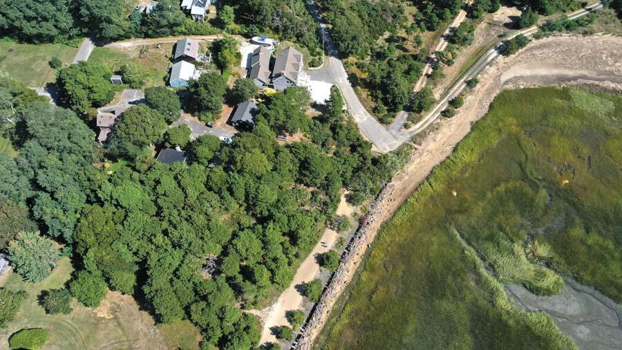 125 Pine Point Road Wellfleet, MA 02667 - Photo 30 of 49 an aerial view of a house