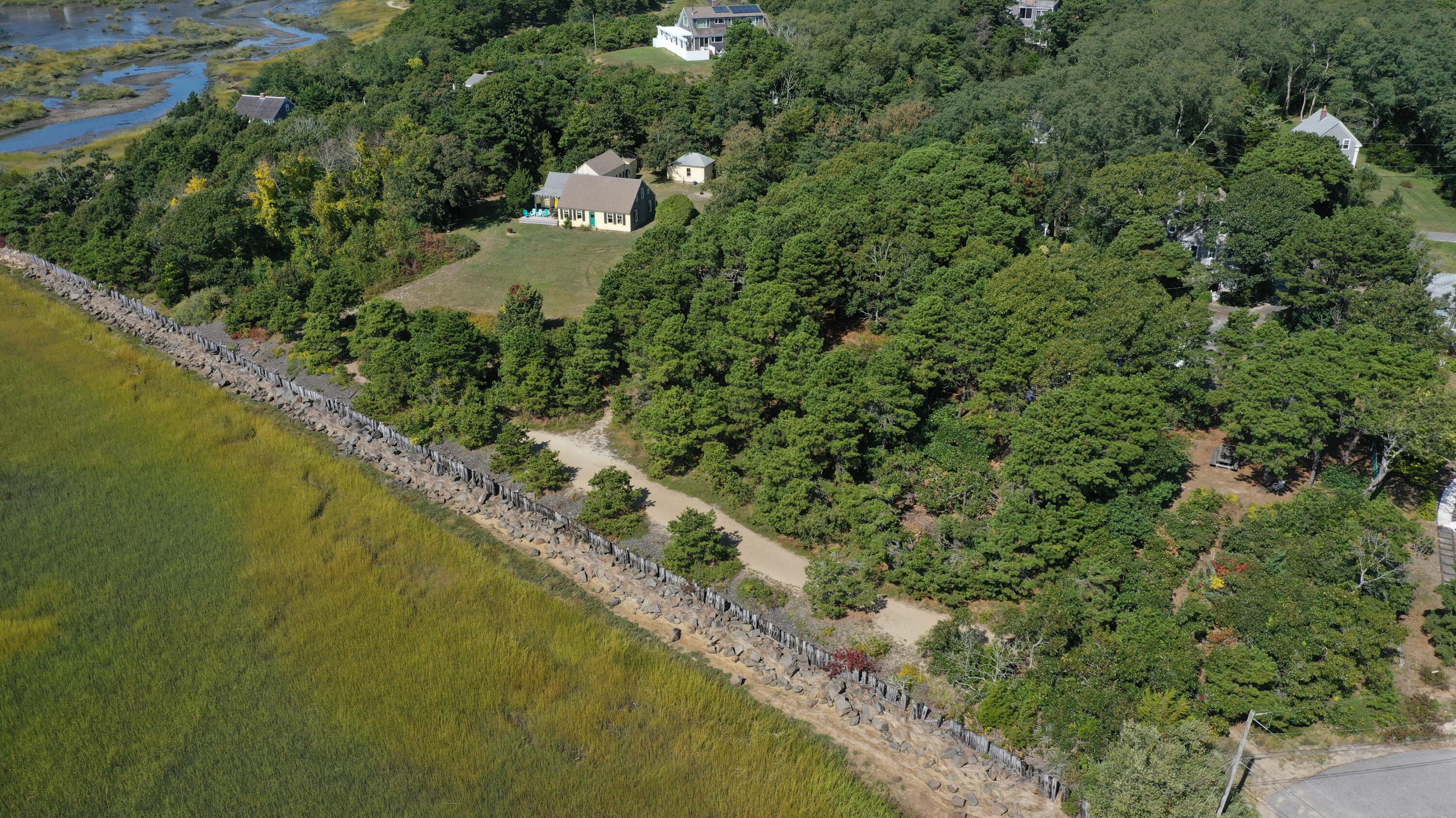 125 Pine Point Road Wellfleet, MA 02667 - Photo 43 of 49 a view of a lake from a forest