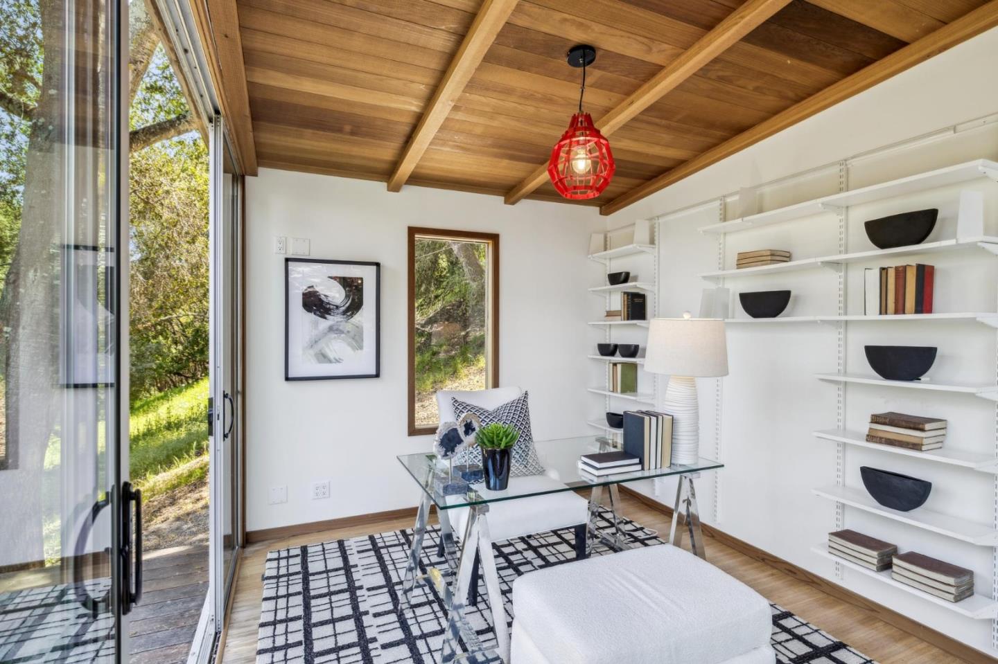 19 Preston Road Woodside, CA 94062 - Photo 17 of 30 a living room with furniture and a window
