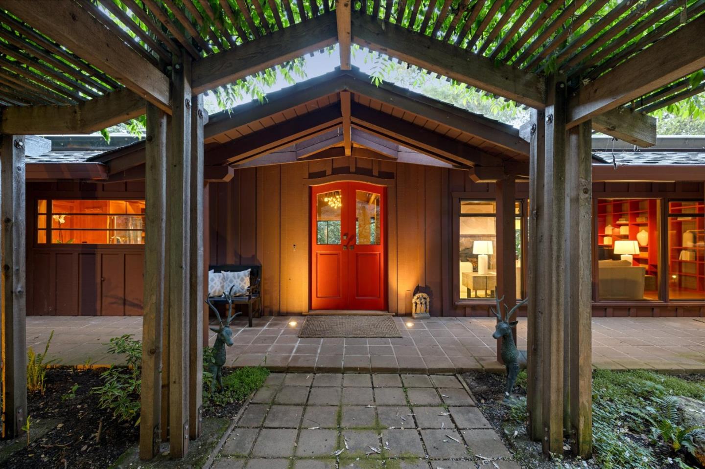 19 Preston Road Woodside, CA 94062 - Photo 25 of 30 a view of a door of the house
