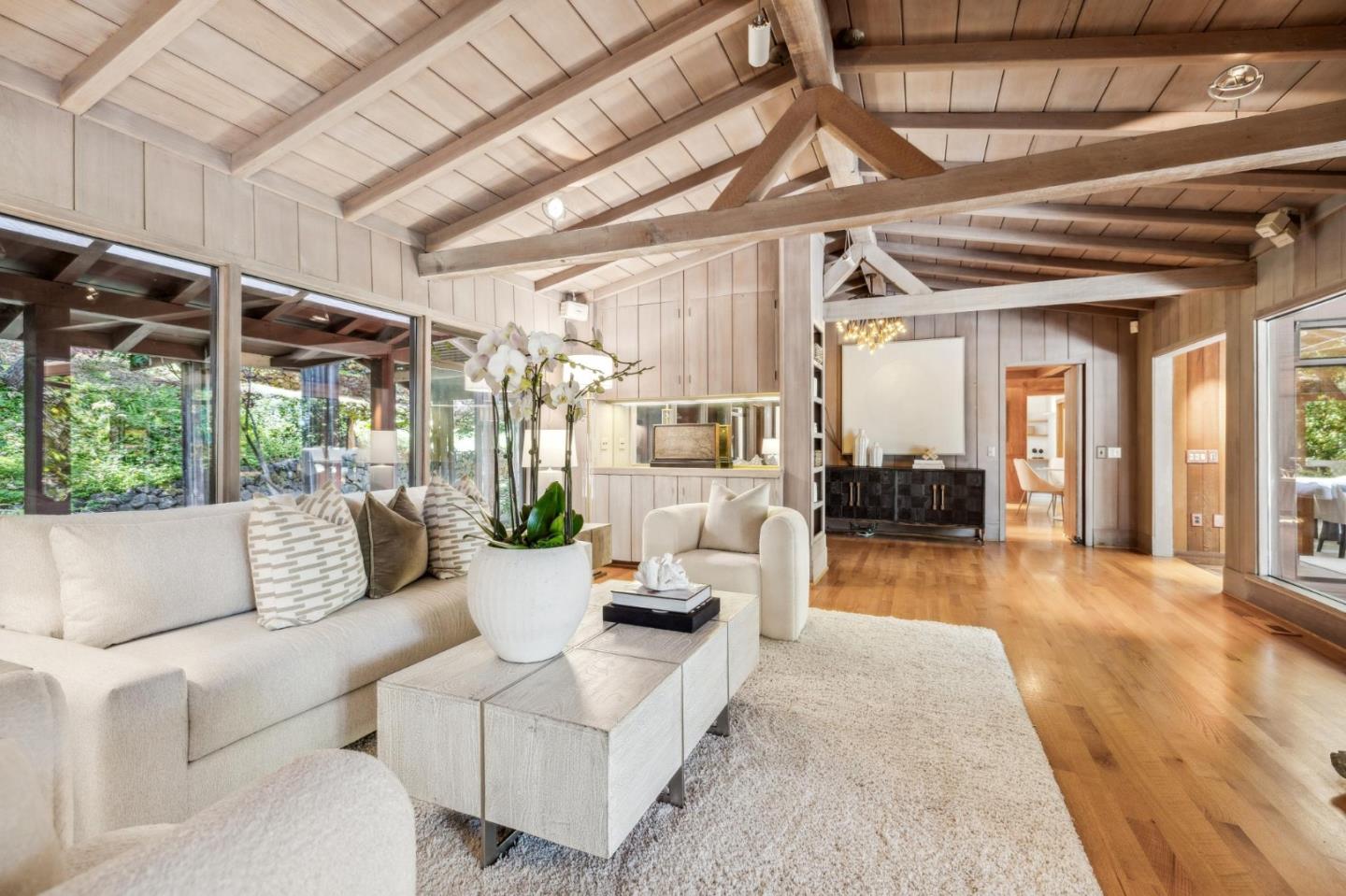 19 Preston Road Woodside, CA 94062 - Photo 6 of 30 a view of a living room with furniture