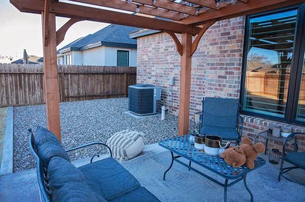 a view of a houses with an outdoor space