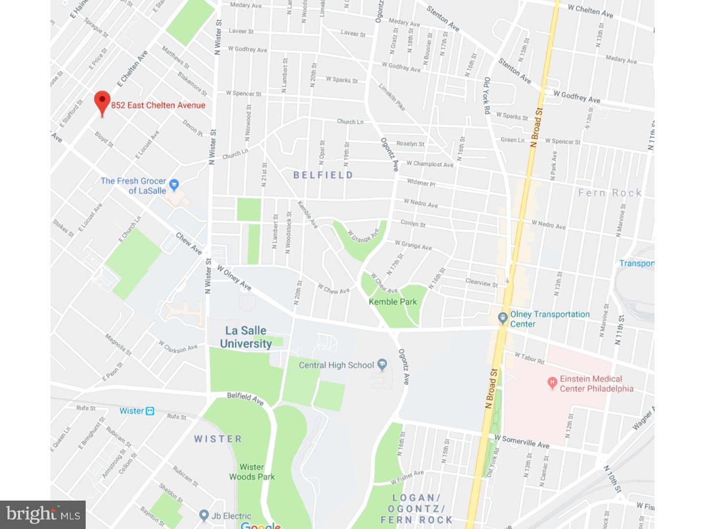 852 East Chelten Ave  