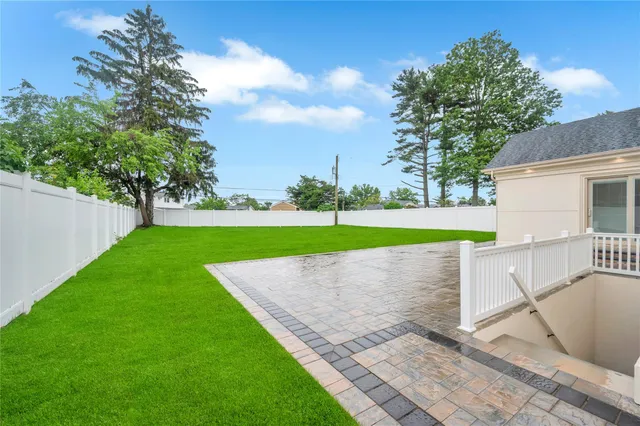 a view of outdoor space with garden