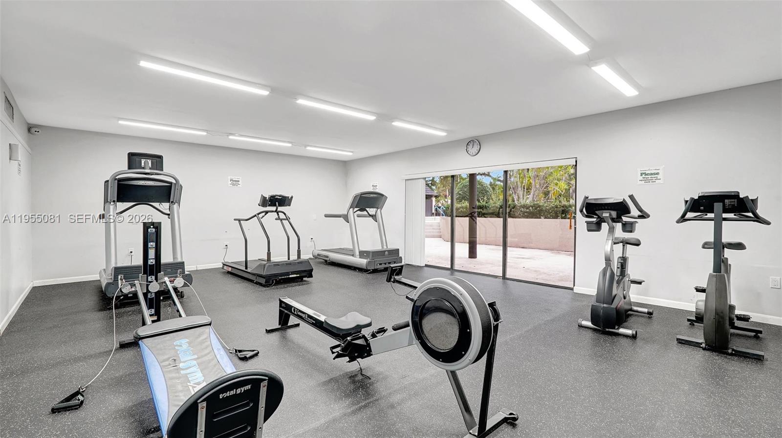 491 Ives Dairy Road, Unit 3065 Miami, FL 33179 - Photo 38 of 41 a view of a room with gym equipment