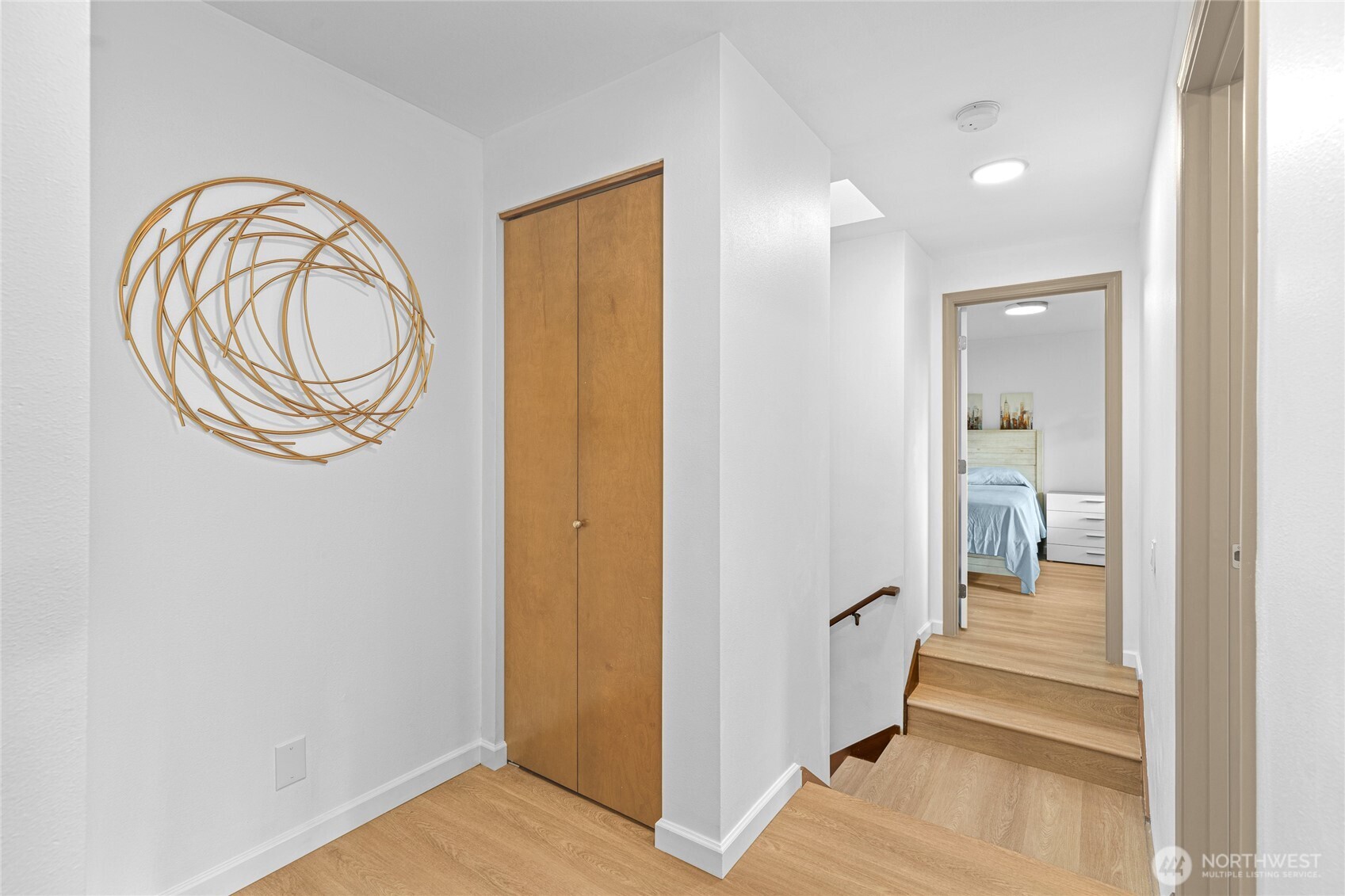 5824 111th Place Southwest Mukilteo, WA 98275 - Photo 18 of 38 a view of a hallway with painted walls