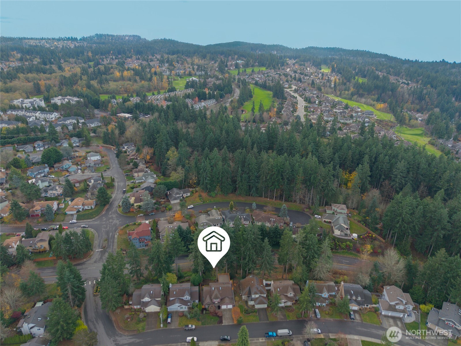 5824 111th Place Southwest Mukilteo, WA 98275 - Photo 35 of 38 an aerial view of a house with a yard