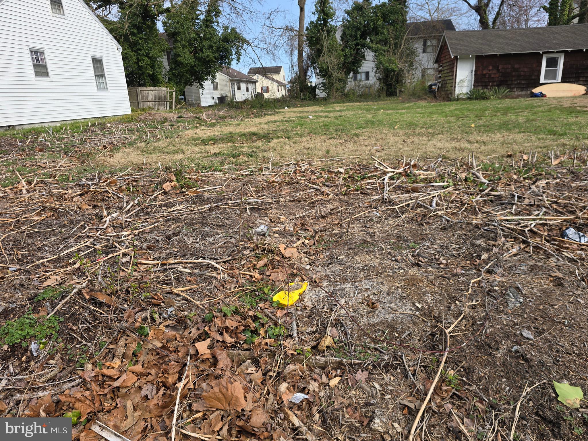 a backyard of a house