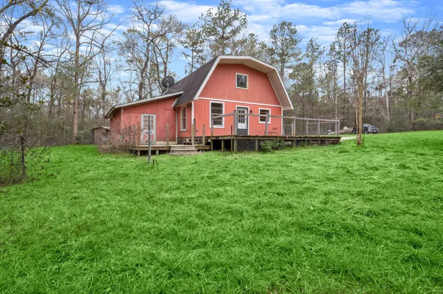 a front of a house with a yard