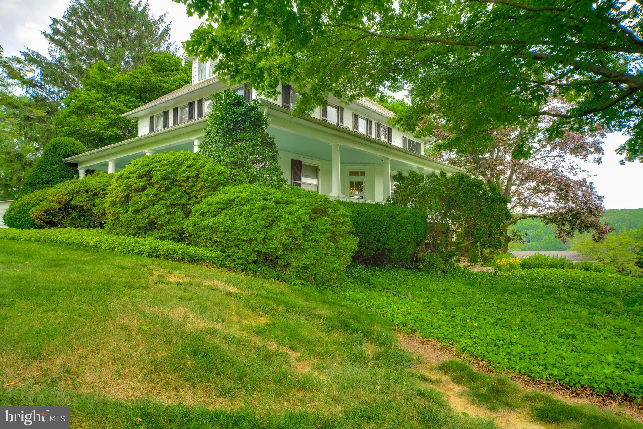 Front and Side View of the Main House